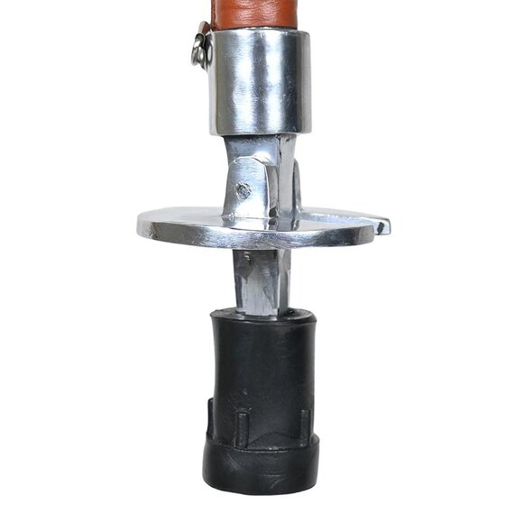 Best Walking Stick With Portable Leather Folding Seat Brown Venator Stool NEW - Picture 7 of 14